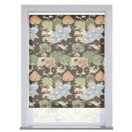 JL x Sanderson Pamir Garden, Walnut Olive Roller Blind
