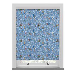 Cath Kidston Rocket Mid Blue Roller Blind