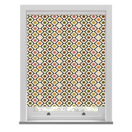 Orla Kiely Spot Flower Ditsy Red Multi Roller Blind