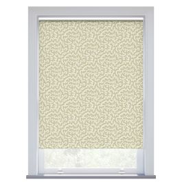 JL x Sanderson Truffle Blackout, Sage Roller Blind