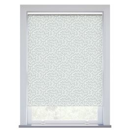 JL x Sanderson Truffle Blackout, Dove Blue Roller Blind