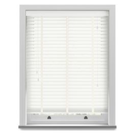 Premium Soft White Taped Basswood Blind