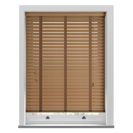 Desert Oak Grained Taped Faux Wood Blind
