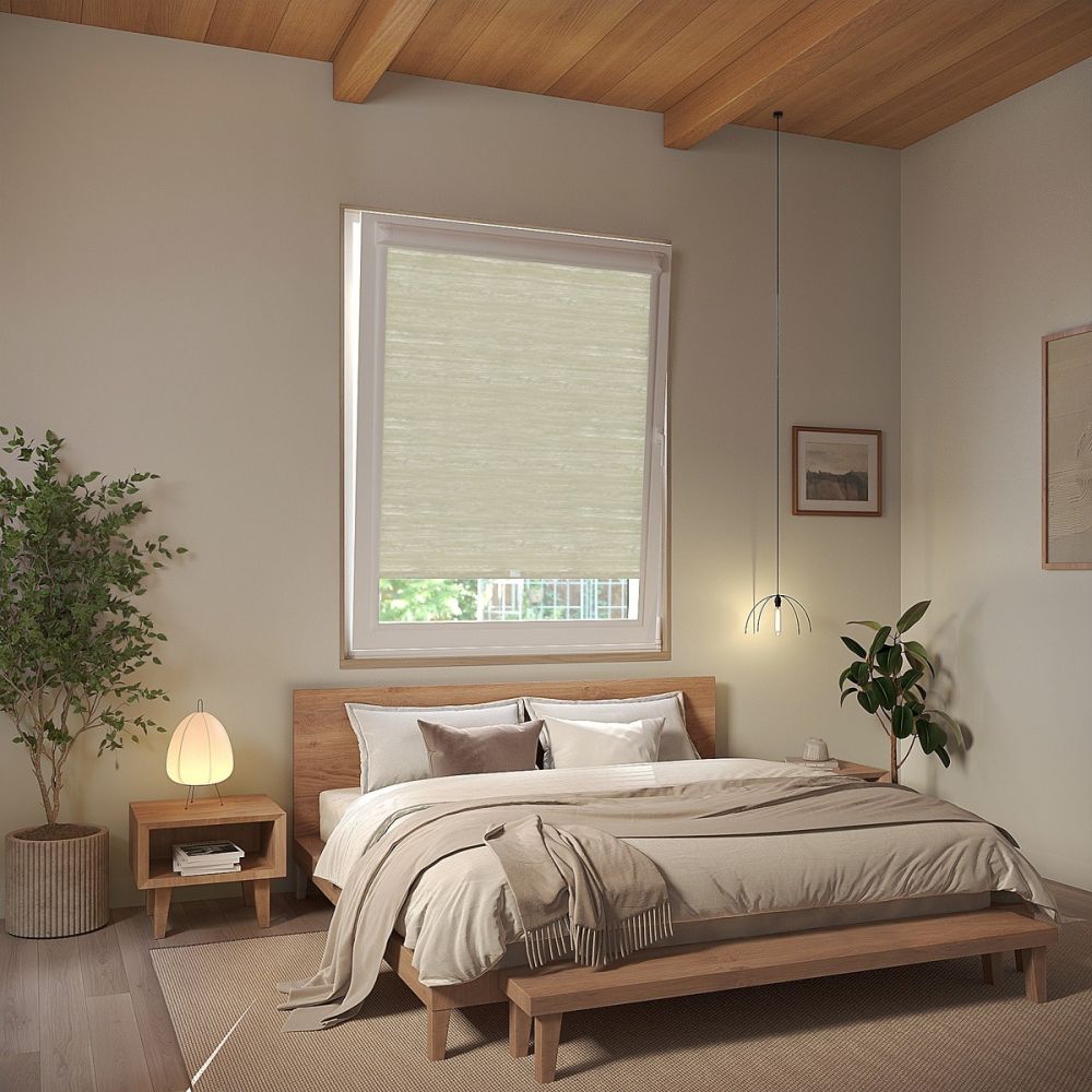 Sand Slub Perfect Fit Roller Blind