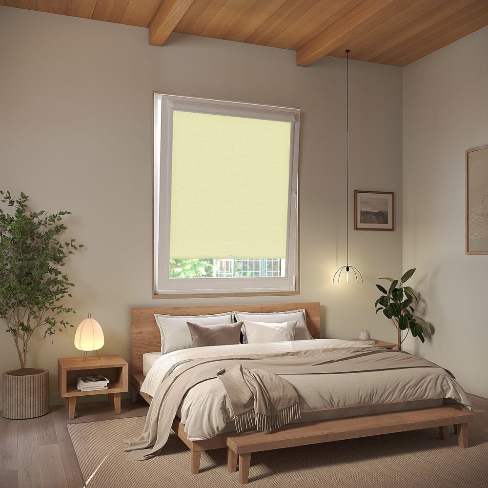 Buttercream Linen Touch Perfect Fit Roller Blind