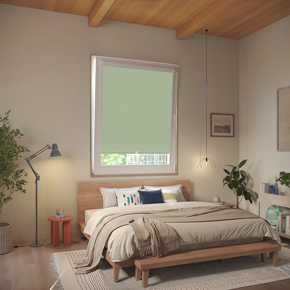Fern Linen Touch Blackout Perfect Fit Roller Blind