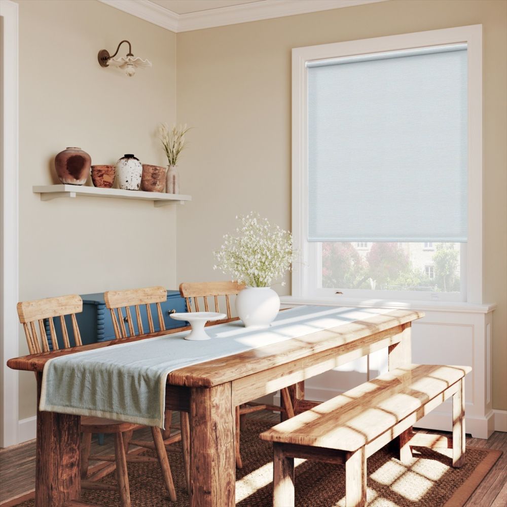 Sky Marbled Weave Twist Fit Roller Blind