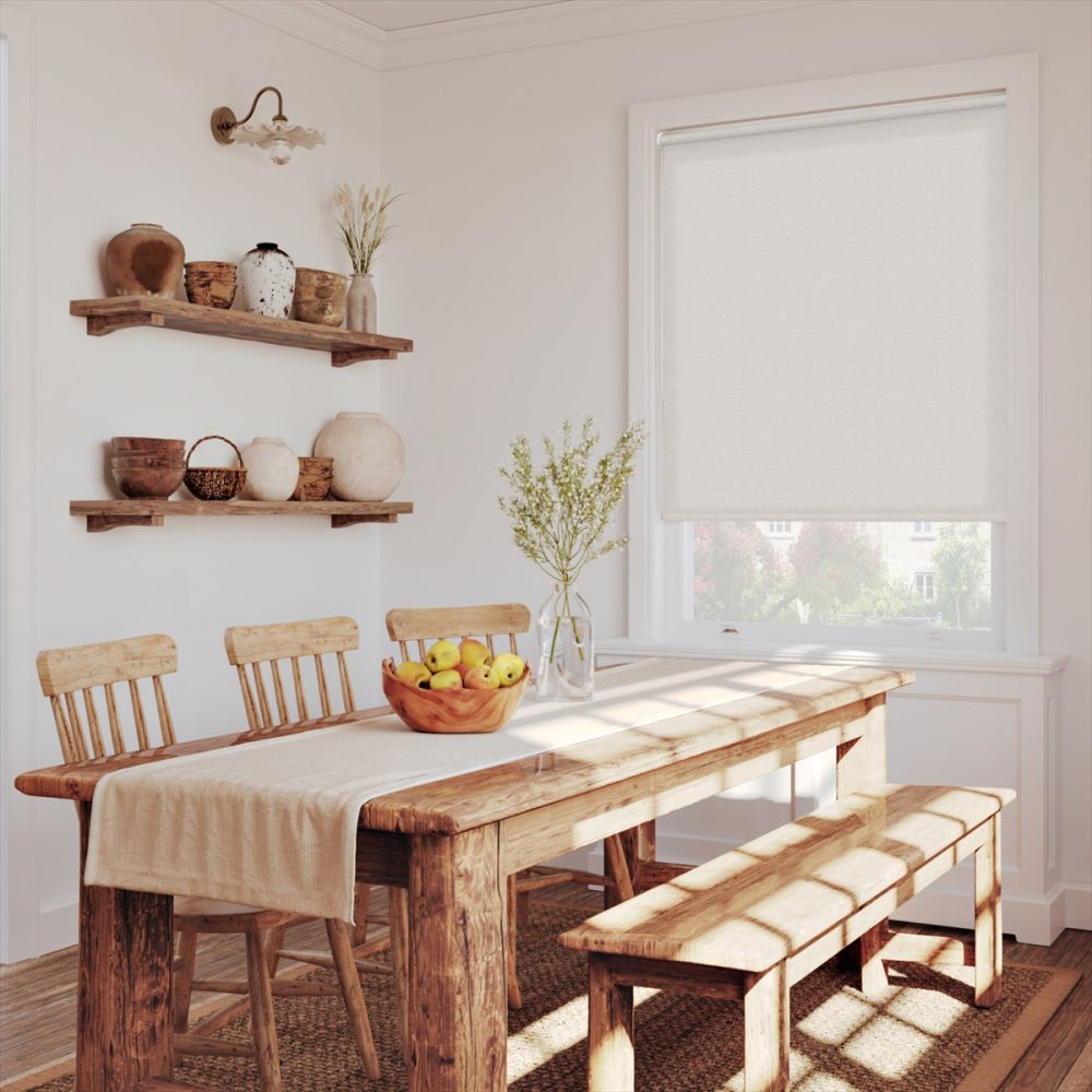 Oatmeal Woven Twist Fit Roller Blind