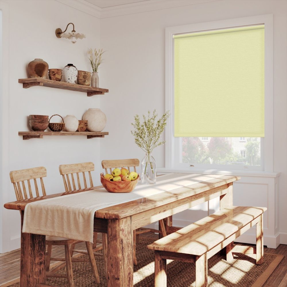Buttercream Linen Touch Twist Fit Roller Blind