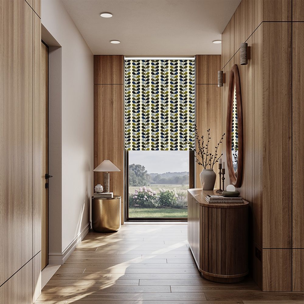 Orla Kiely Multi Stem Moss Roller Blind