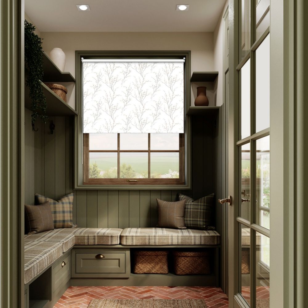 Laura Ashley Pussy Willow Dove Grey Roller Blind