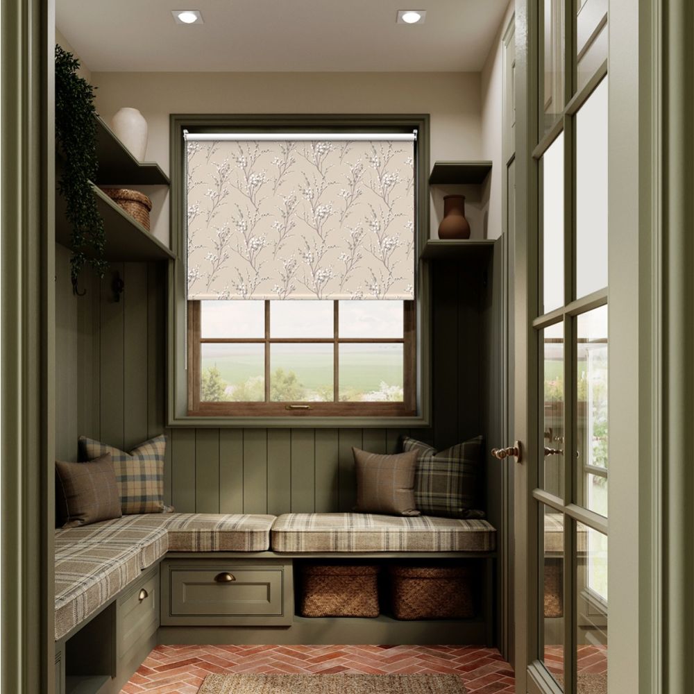 Laura Ashley Pussy Willow Natural Roller Blind