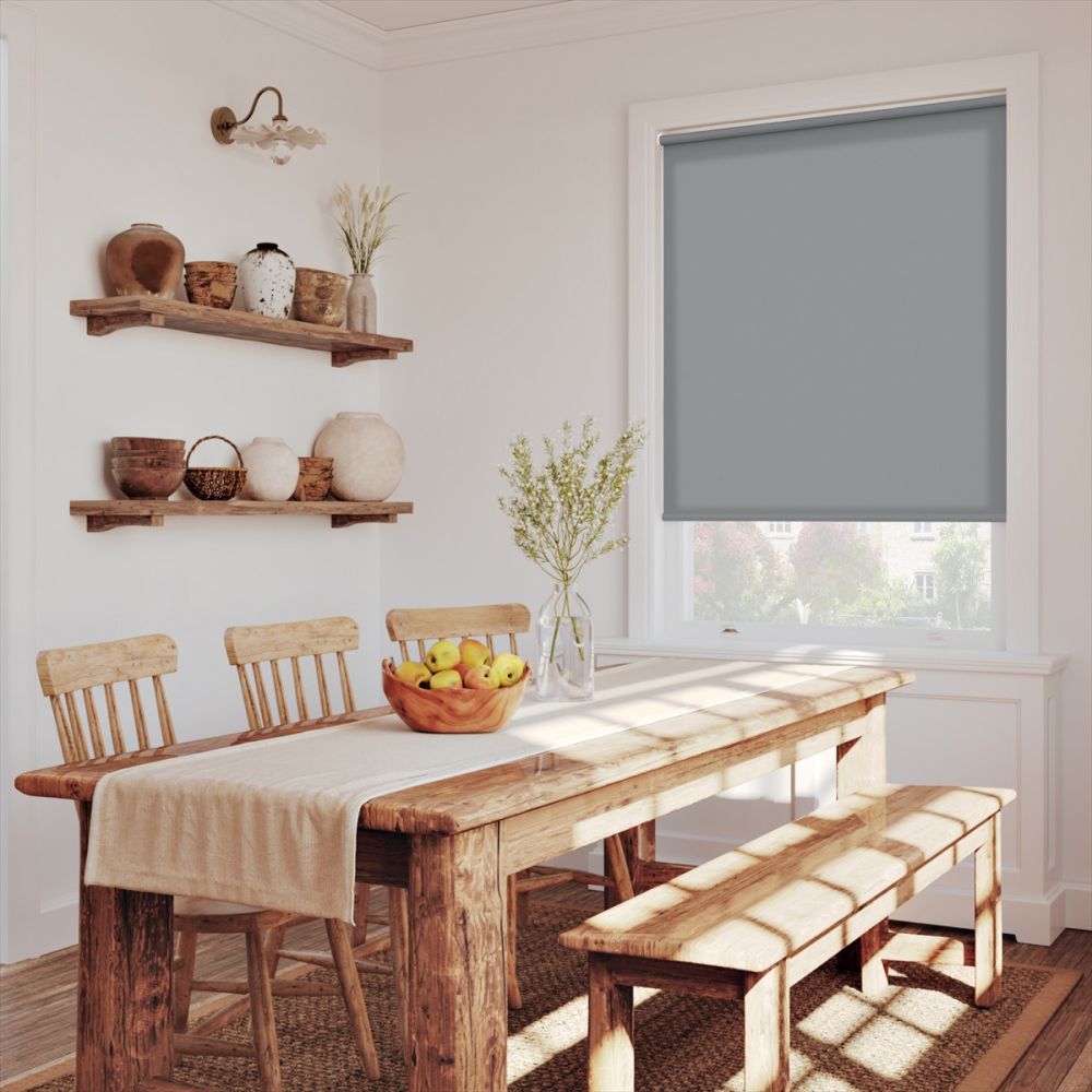 Cool Grey Twist Fit Roller Blind