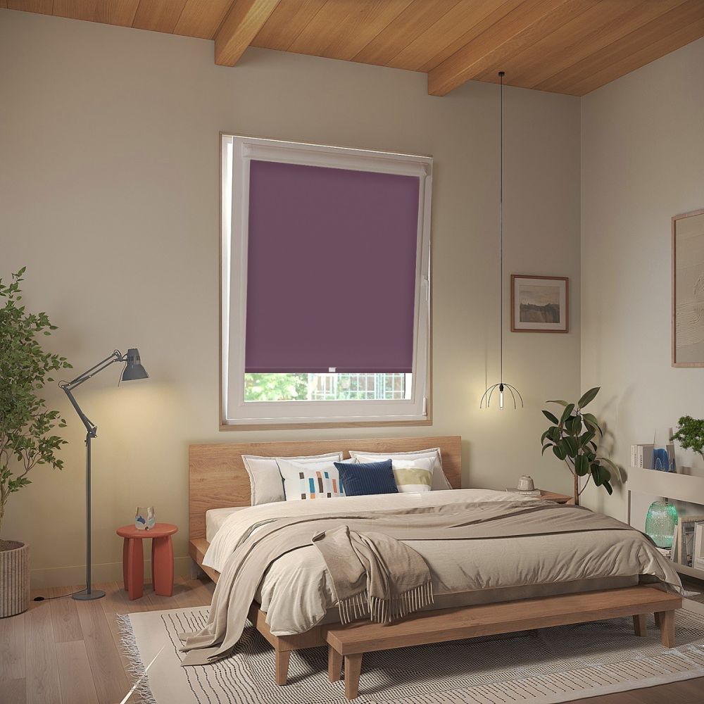 Plum Perfect Fit Roller Blind
