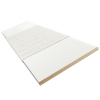 Premium Soft White Taped Basswood Blind